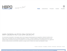 Tablet Screenshot of hbpogroup.com